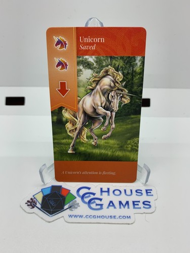 WizKids Maiden's Quest Promo Card - Unicorn Saved/Left Behind Promo 1 *CCGHouse* - Picture 2 of 2