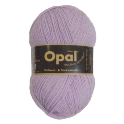 Opal Sock Yarn Uni Solid superwash 4-ply 100g/465yd, #5186 Lavender