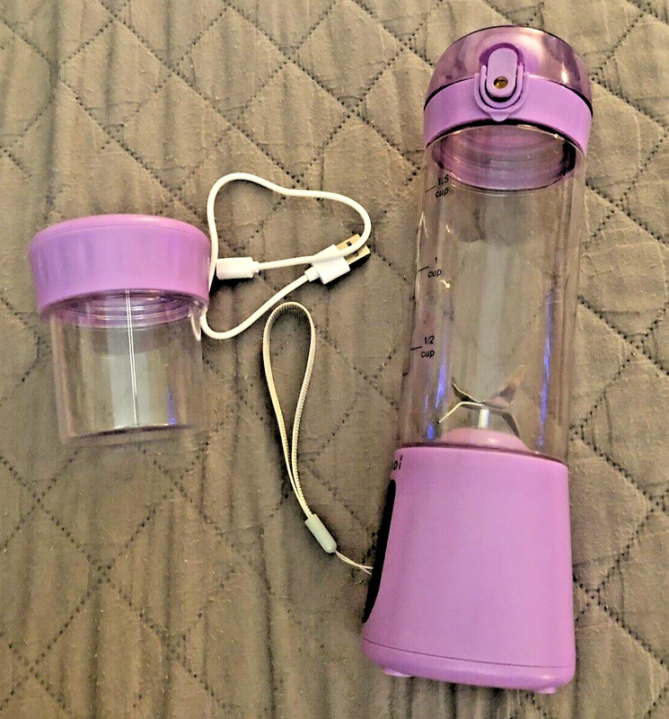 Blendi Pro Portable Purple Blender Straps, Cords Containers, Original Box