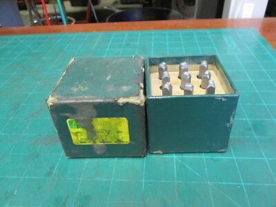 MACHINIST TOOLS * STEEL NUMBER STAMPS * HANSON * 1/8