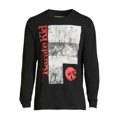 THE KARATE KID Movie Scene Cobra Kai Men's Long Sleeve T-Shirt Size Small New