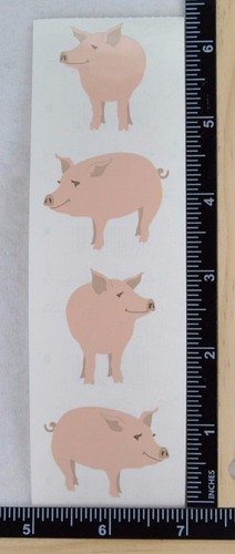 Mrs Grossman PIGS Stickers DISCONTINUED FARM PIGS - 第 1/1 張圖片