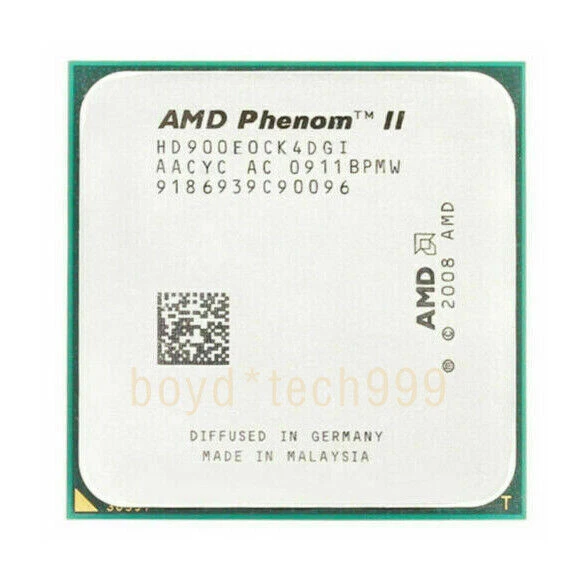 AMD Athlon II X4-600E X4-605E X4-610E X4-615E 900E 905E CPU Socket AM3 Processor - Image 2 of 4
