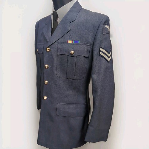 41" Chest 36"Waist RAF No1 Dress Uniform Jacket & Trousers Cpl goodwood - Foto 6 di 13