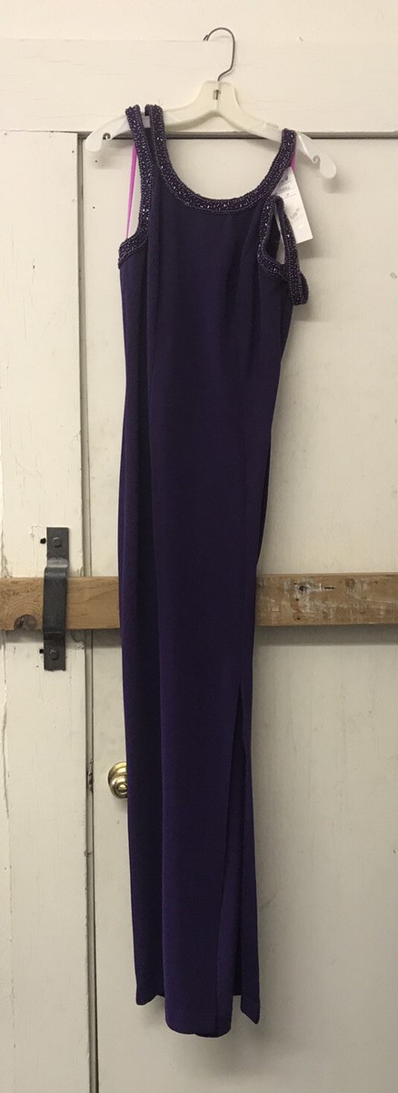 cassandra stone purple dress Cassandra Stone Brand Size 14 Purple A Line Formal Dress