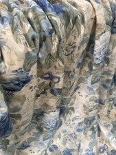 Stunning Floral Interlined  Curtains 104” w x 65” drop per panel Pencil Pleat