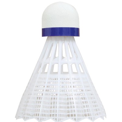 Badmintonball Tech 350, medium, gelb/ blau TALBOT torro 479103 (4015752910305)