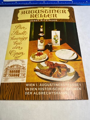 Postcard Austria Vienna Augustiner Keller Josef Bitzinger  52A-340G