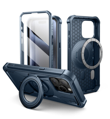 Dexnor Case for iPhone 12 13 14 15 Pro Max Plus with Magsafe Ring Kickstand