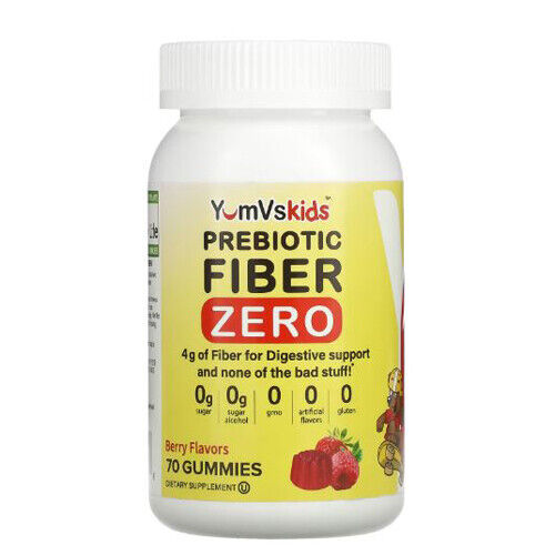Vitamin Zero Prebiotic Fiber 70 Gummies By Yum-V's - Picture 1 of 1