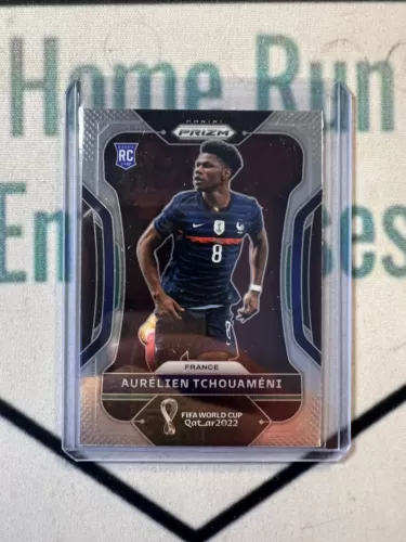 2022 Prizm World Cup Aurelien Tchouameni ROOKIE 97 Panini France Soccer Qatar RC
