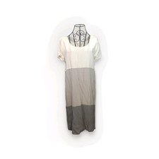 Somewhere Tunic Dress Womens EU42 UK14 White Grey Colourblock