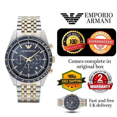 Emporio Armani AR6088 Mens Chronograph Watch for sale online | eBay