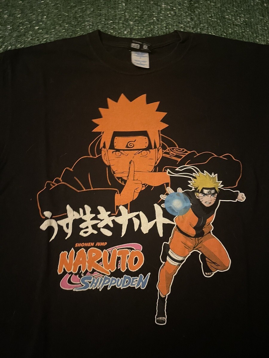 Vintage Naruto Shirt Shippuden Anime Shonen Jump One Piece Attack 
