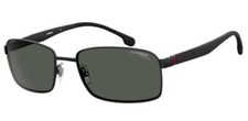 Carrera Sunglasses Men 8037/S 003 MATT Black Polarized Metal Rectangle 58-18-140