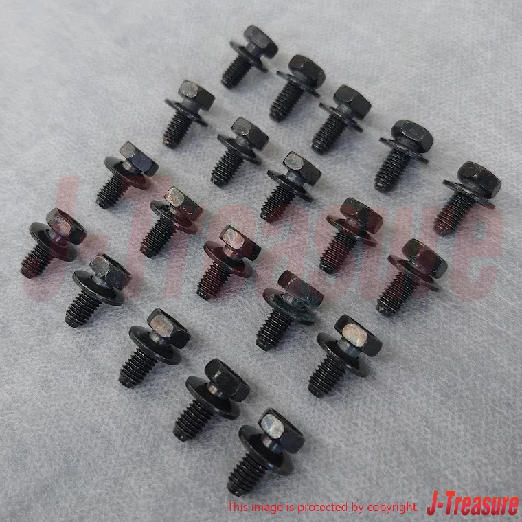 Juego de pernos de cárter de aceite transeje genuino LEXUS GS350 GRS19# 06-11 90119-06173 X20 FABRICANTE DE EQUIPOS ORIGINALES Foto 3 de 4