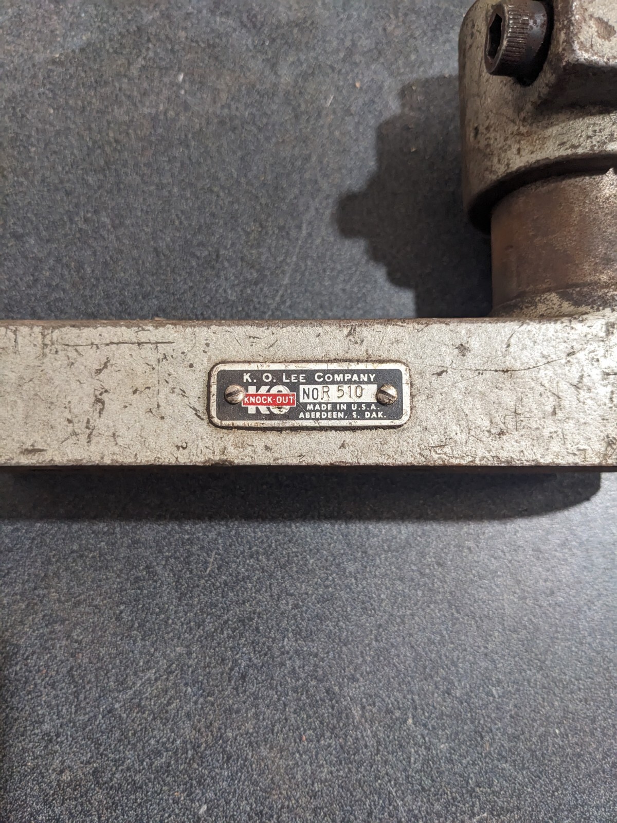 K. O. LEE KNOCK OUT VALVE SEAT GRINDER TOOL KIT R55 B With Accessories