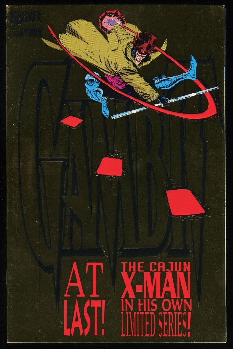 Gambit 1 Limited Solid Gold Cover Edition Variant Comic X Gambit 1 Limited Solid Gold Cover Edition Variant Comic X