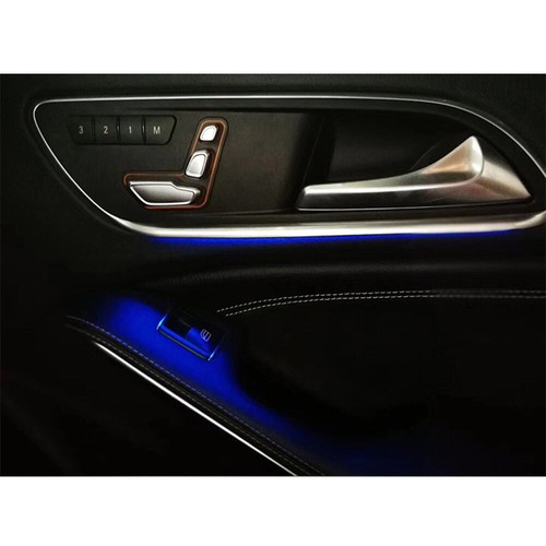 For Mercedes-Benz CLA W117 12 Colors Air Vent Ambient Light Atmosphere Lamp Trim - Afbeelding 6 van 15