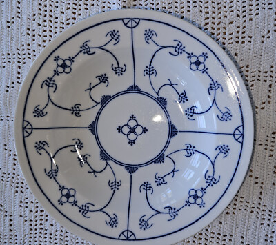 4 Suppenteller Kornblume IndischBlau Saks, Jäger Eisenberg , d=ca 22cm
