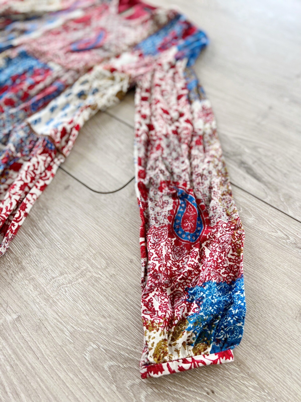 Zara Trafaluc Collection Patchwork Boho Floral Co… - image 7