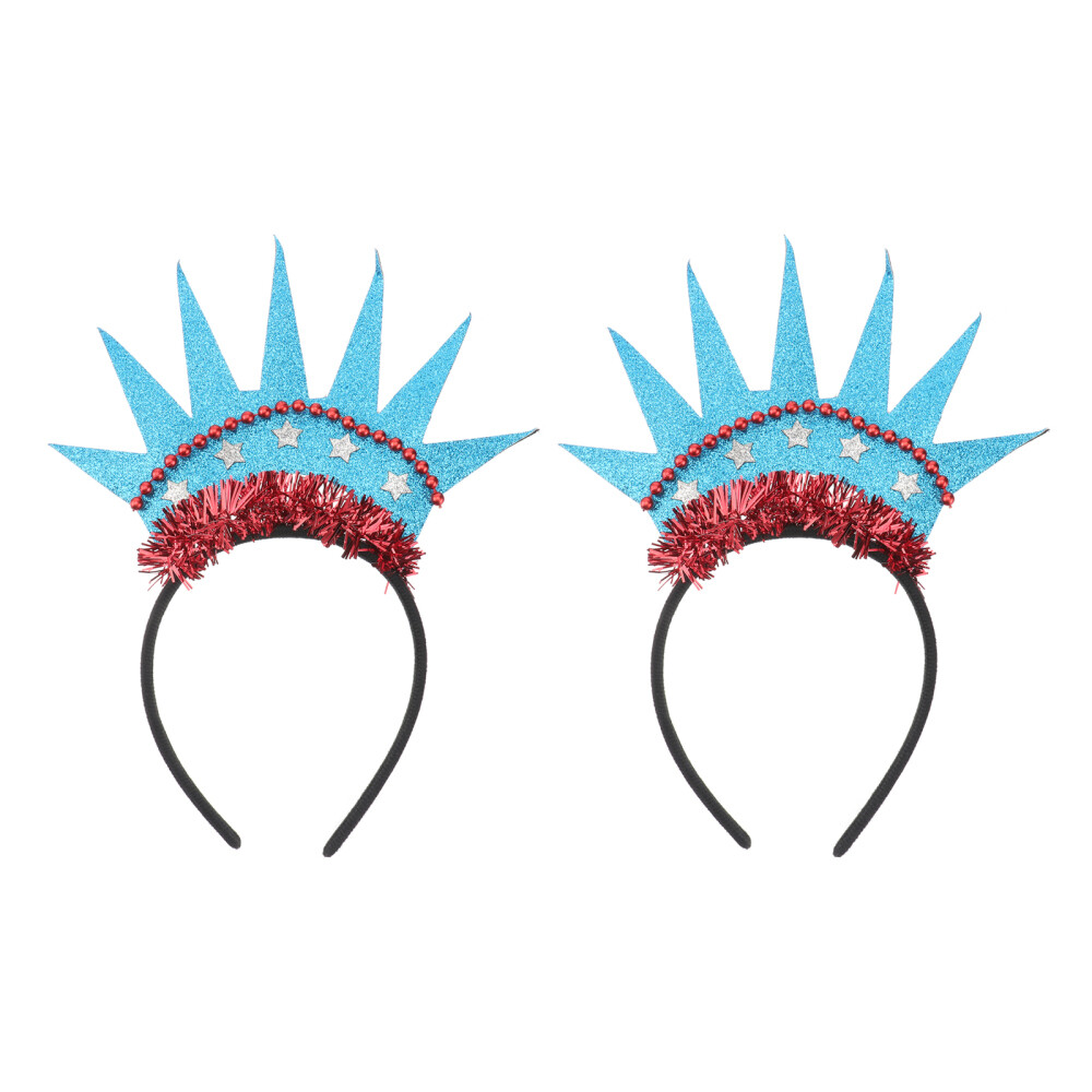 2 Statue of Liberty Headbands USA Flag Hair Accessories eBay