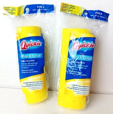 Quickie Automatic Roller Mop Head Refill Type R Lot of 2 SEALED