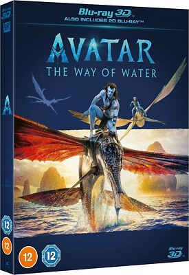 #ad Avatar: The Way of Water 2022 3D 2D Blu Ray BRAND NEW $31.99