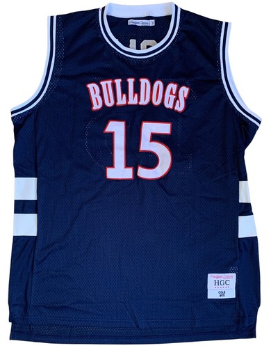 15 J Cole Bulldogs High School Basketball Jersey Men's Stitched Sz 5XL Headgear - Picture 2 of 8