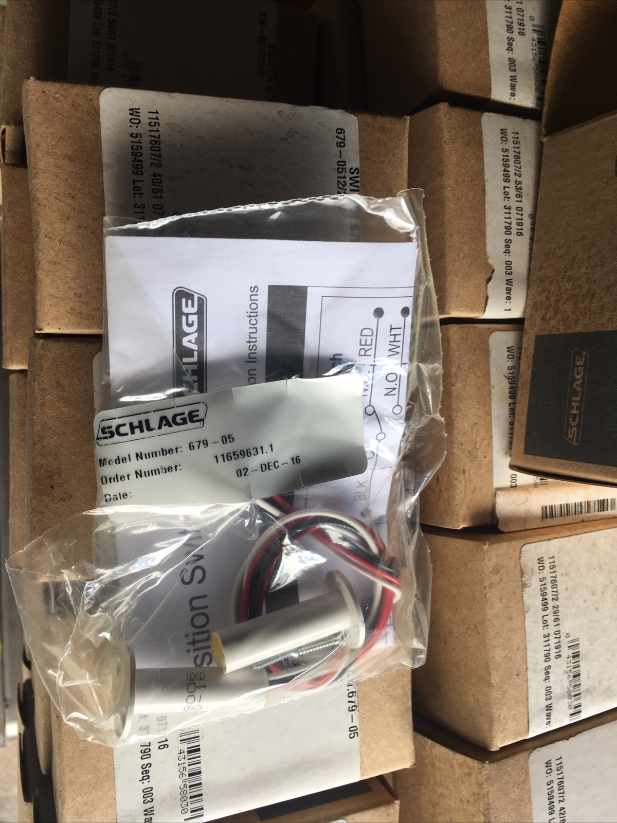 Schlage door position switch 67905 eBay