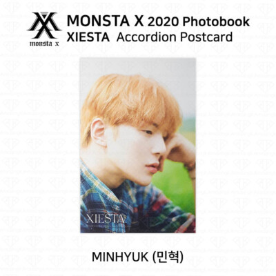MONSTA X 2020 Photobook Xiesta Version Postcard Kihyun Jooheon I.M
