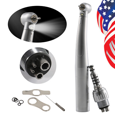 KAVO Style Dental LED E-generator Fiber Optic High Speed Handpiece+4Hole Coupler