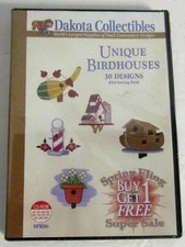 Dakota Collectibles Embroidery Designs Unique Birdhouses NEW