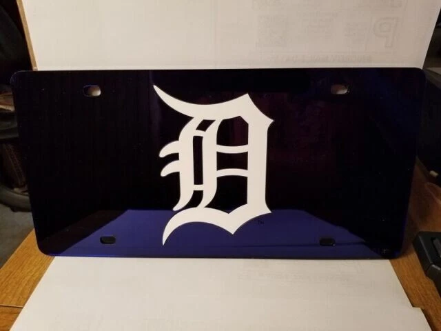 Detroit Tigers MLB Blue Laser Tag License Plate WinCraft - Image 2 of 2