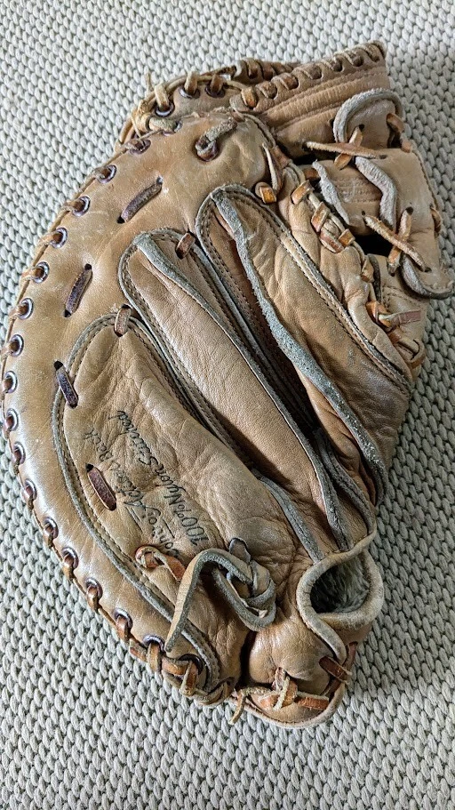 Guante de béisbol Spalding vintage 42-455 cuero de dirección profesional Japón Foto 2 de 4