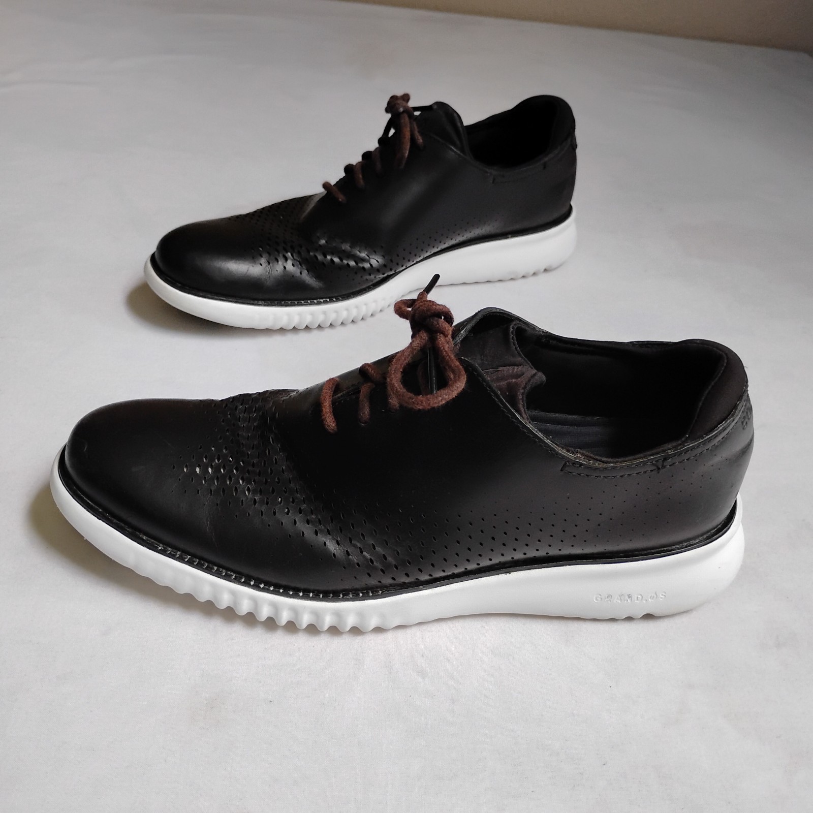 SAOLA Scarpe Cole Haan 8 5 M Grand OS 20 Laser Wing stringate pelle derby abito lavoro