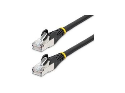 StarTech.com 9ft CAT6a Ethernet Cable, Black Low Smoke Zero Halogen [LSZH] 10