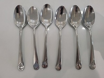 ZWILLING JA HENCKELS PROVENCE 6 Oval Soup Spoons Stainless