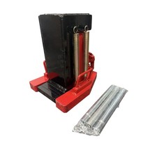 Hydraulic Toe Jack with 20-ton toe Cap. and 40-ton top Cap., lifting height: 6"