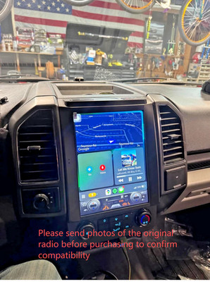 12.1'' Android GPS CarPlay For FORD F150 2016-2020 Car Radio Stereo Tesla Style