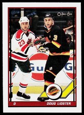1991-92 O-Pee-Chee Doug Lidster #179 Vancouver Canucks