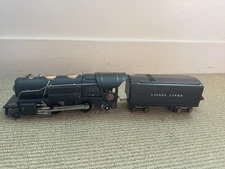 Lionel O Gauge 259E Loco Black Nickel Trim Prewar X3837 With Tender