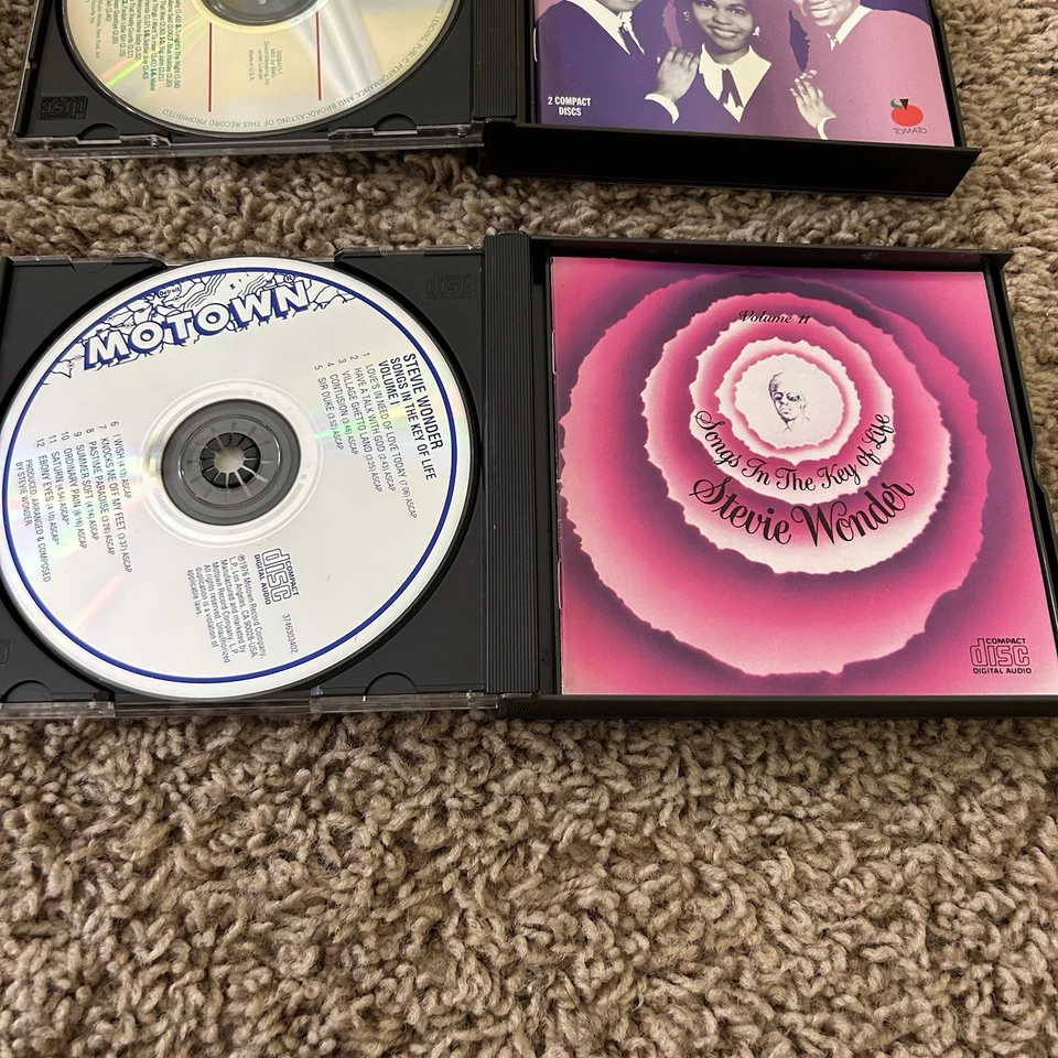 Soul R&B Motown Double CD Lot – Aretha Franklin, Stevie Wonder, Luther Vandross Foto 4 de 4