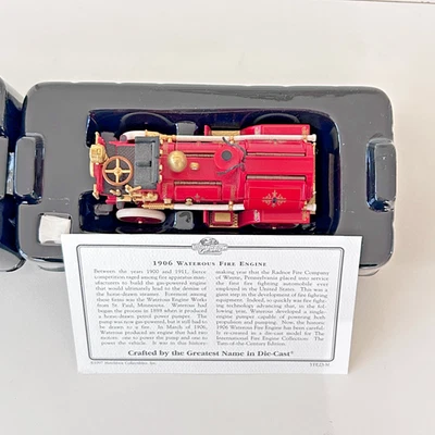 Matchbox MODELS OF YESTERYEAR  FIRE ENGINE - YFE23-M 1906 WATEROUS FIRE ENGINE - Image 1 of 4