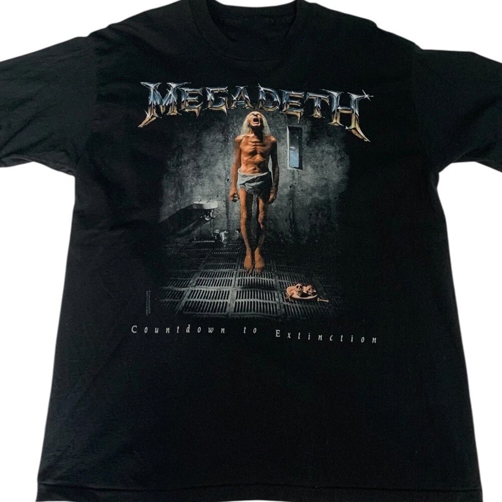 VTG Megadeth Countdown To Extinction Tour Concert Shirt 1992 16D522