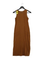 uniqlo x Mame Kurogouchi Tank Midi Dress XS in Brown