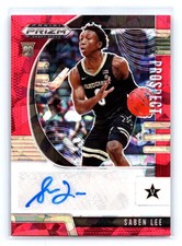 2020 Panini Prizm Draft Picks Saben Lee Prospect Autographs Red Ice Auto #PA-SA