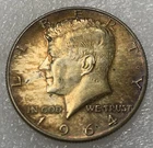 1964 P Kennedy Half Dollar - Incredible Golden Toning - 90% Silver