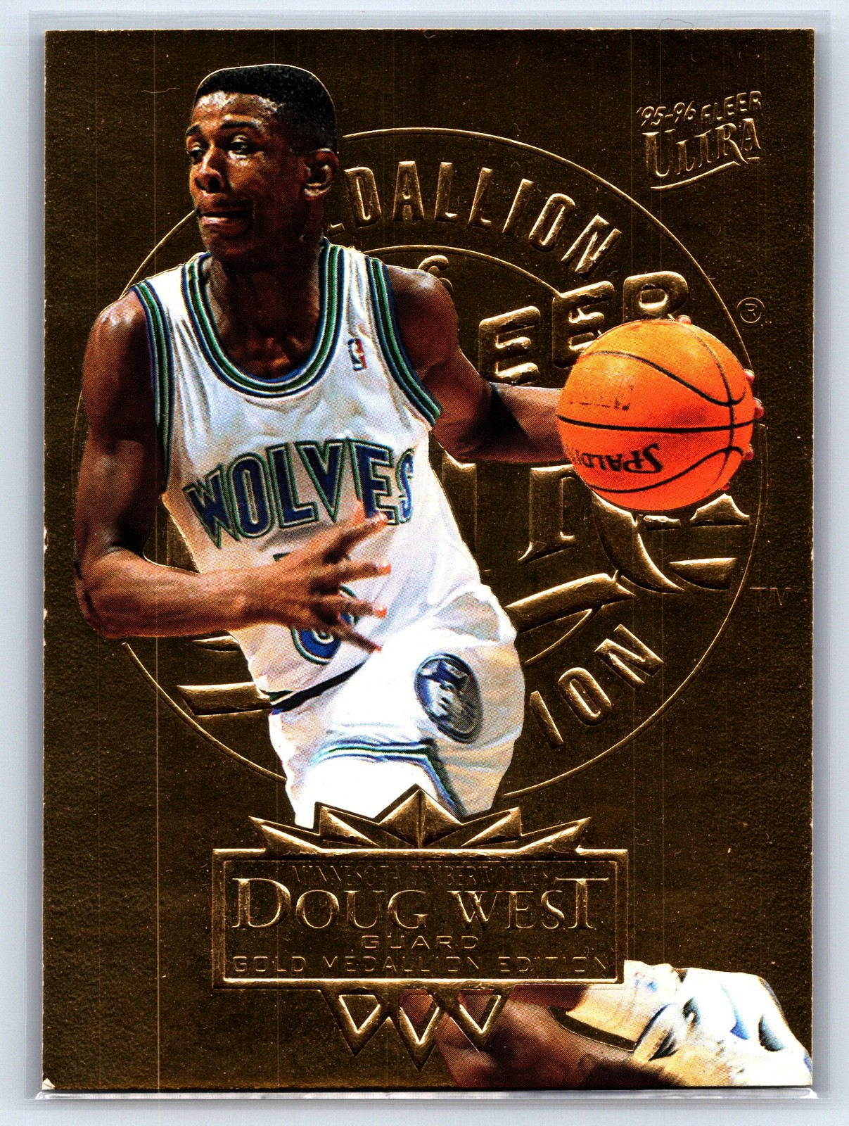 1995-96 Ultra #110 Doug West Gold Medallion