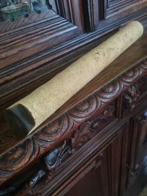 EBONITE ROD USSR Vulcanite Billet Hard 45cm/d.5,9-6,0cm